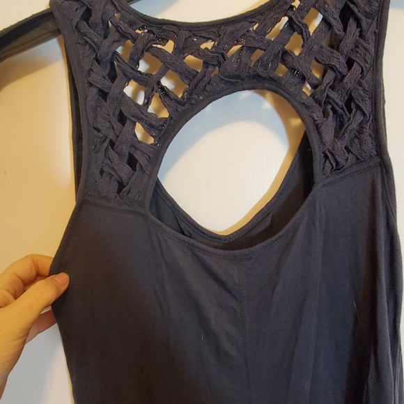 Holding Horses sleeveless blue cotton maxi dress - Picture 1 of 7